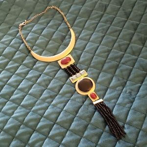 Chico's gold statement necklace